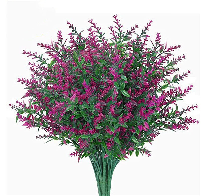 Artificial Lavender Stems – 36cm Realistic Plastic Flowers for DIY Home & Wedding Decor