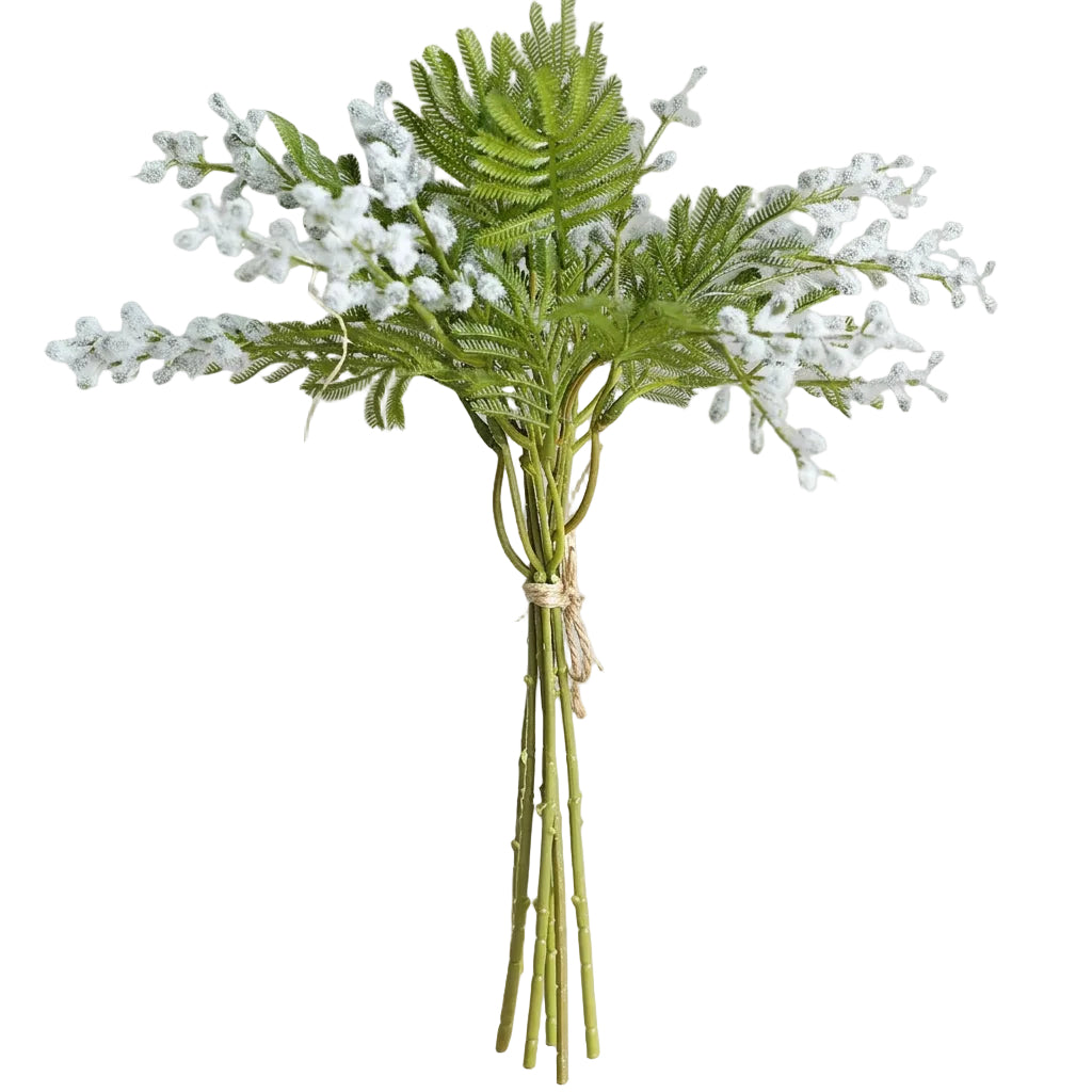 Artificial acacia flower branch made of silk for home decoration and wedding styling